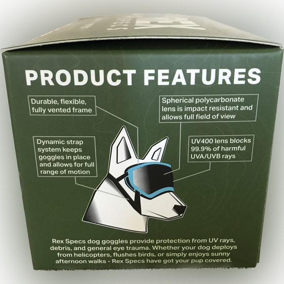 Rex Specs V1 Goggles - Coyote - Medium + Replacement Lenses - Picture 3 of 10